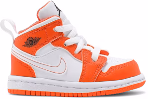(Toddler) Air Jordan 1 Mid SE 'Electro Orange' DM4230-800 (Toddler) Air Jordan 1 Mid SE 'Electro Orange' DM4230-800