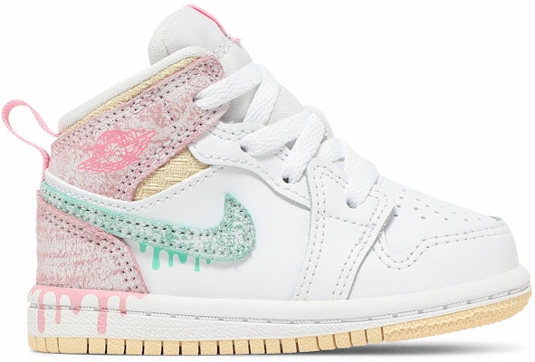 (Toddler) Air Jordan 1 Mid SE 'Ice Cream' DD1668-100 Buy (Toddler) Air Jordan 1 Mid SE 'Ice Cream' DD1668-100