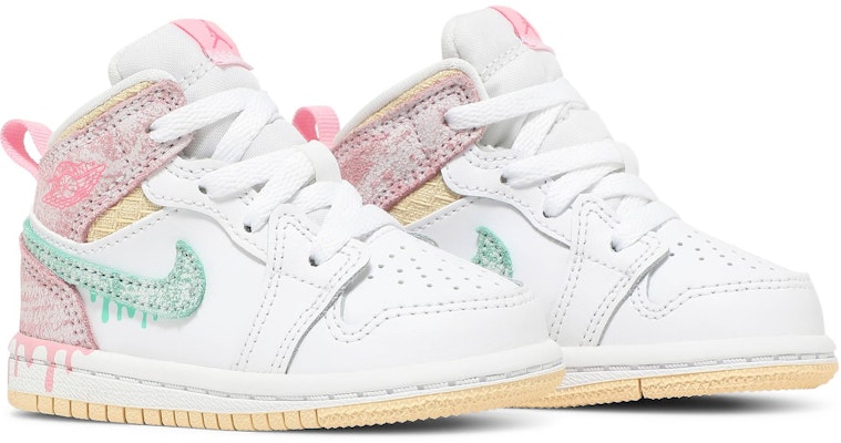 (Toddler) Air Jordan 1 Mid SE 'Ice Cream' DD1668-100 Cheap (Toddler) Air Jordan 1 Mid SE 'Ice Cream' DD1668-100