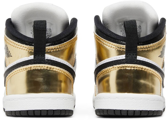(TD) Air Jordan 1 Mid SE 'Emas Metalik' DC1424-700 Details for (TD) Air Jordan 1 Mid SE 'Emas Metalik' DC1424-700