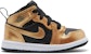 (TD) Air Jordan 1 Mid SE 'Emas Metalik Hitam' DR6969-071