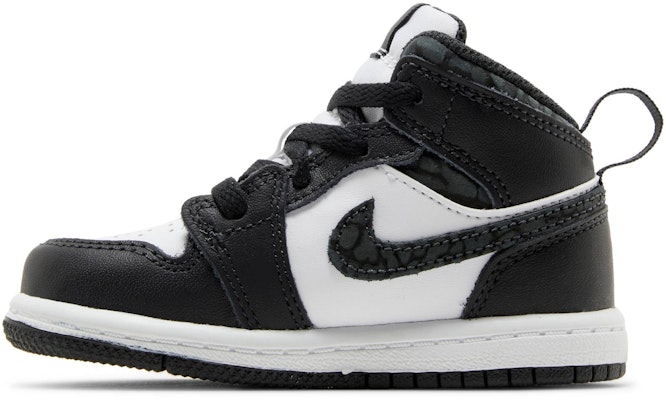 (Toddler) Air Jordan 1 Mid SE 'Panda Elephant' FB9912-001 Lookbook (Toddler) Air Jordan 1 Mid SE 'Panda Elephant' FB9912-001