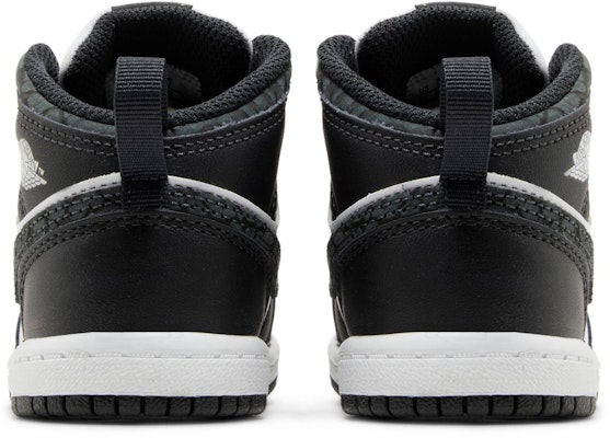 (Toddler) Air Jordan 1 Mid SE 'Panda Elephant' FB9912-001 Details for (Toddler) Air Jordan 1 Mid SE 'Panda Elephant' FB9912-001