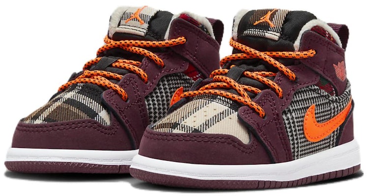 (TD) Air Jordan 1 Mid SE 'Tartan' FD5462-608 Lookbook (TD) Air Jordan 1 Mid SE 'Tartan' FD5462-608