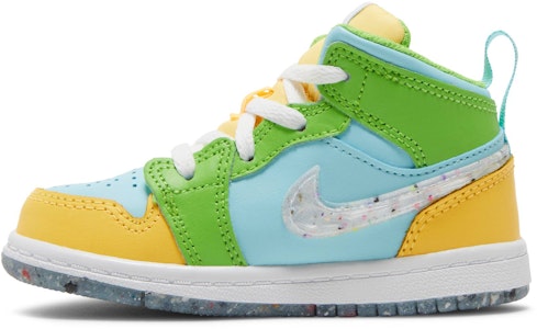 (TD) Air Jordan 1 Mid SE 'Recycled Grind' en Materiales Reciclados DX4369-400 Lookbook (TD) Air Jordan 1 Mid SE 'Recycled Grind' en Materiales Reciclados DX4369-400