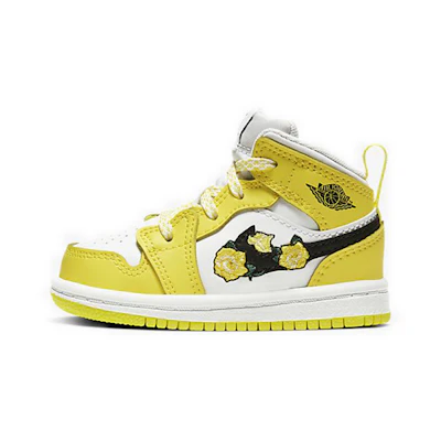 (TD) Jordan 1 Mid SE 'Rose Patch - Dynamic Yellow'
