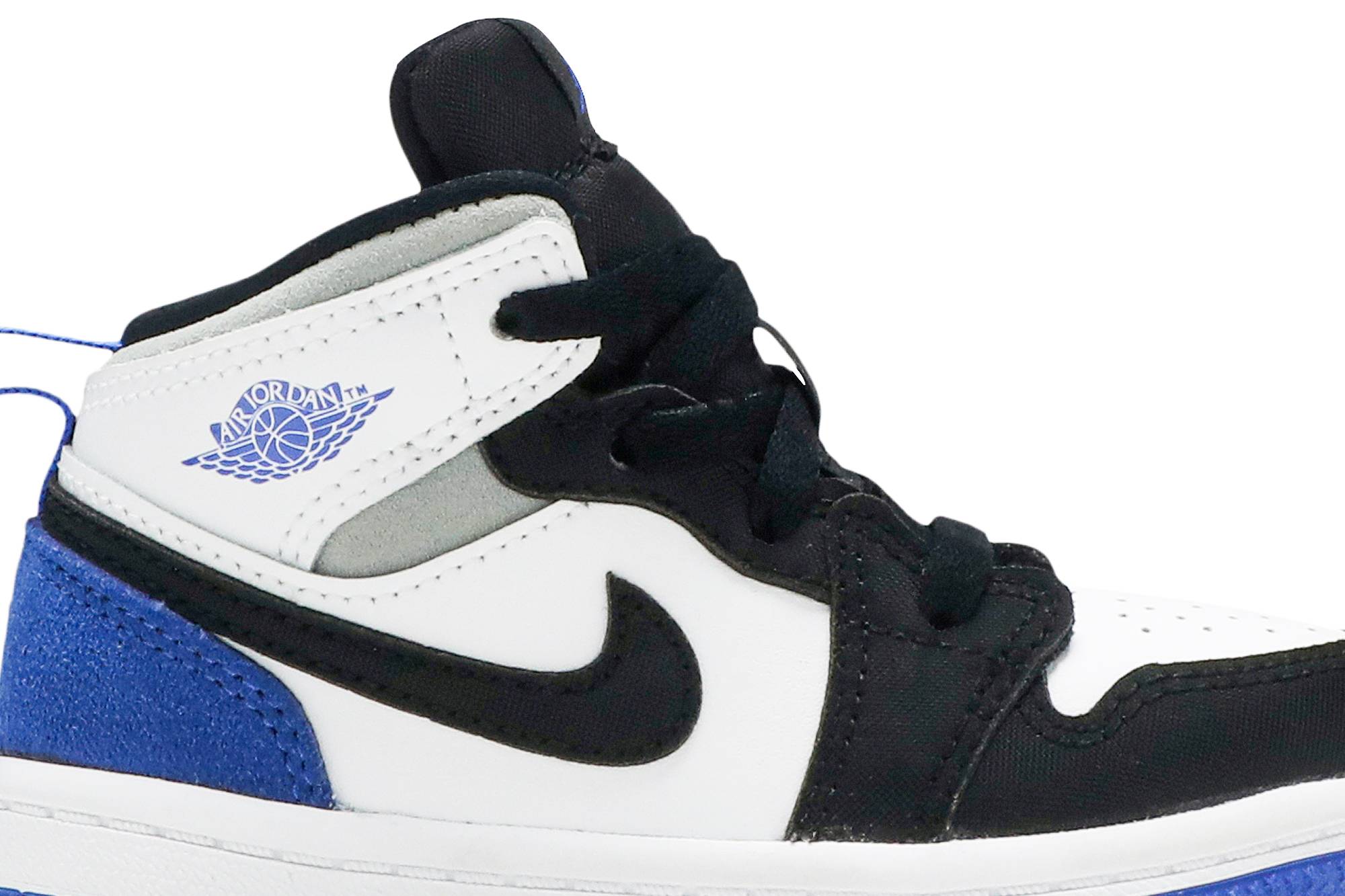 Order (TD) Air Jordan 1 Mid SE 'Royal Black Toe' Lelaki BQ6933-102