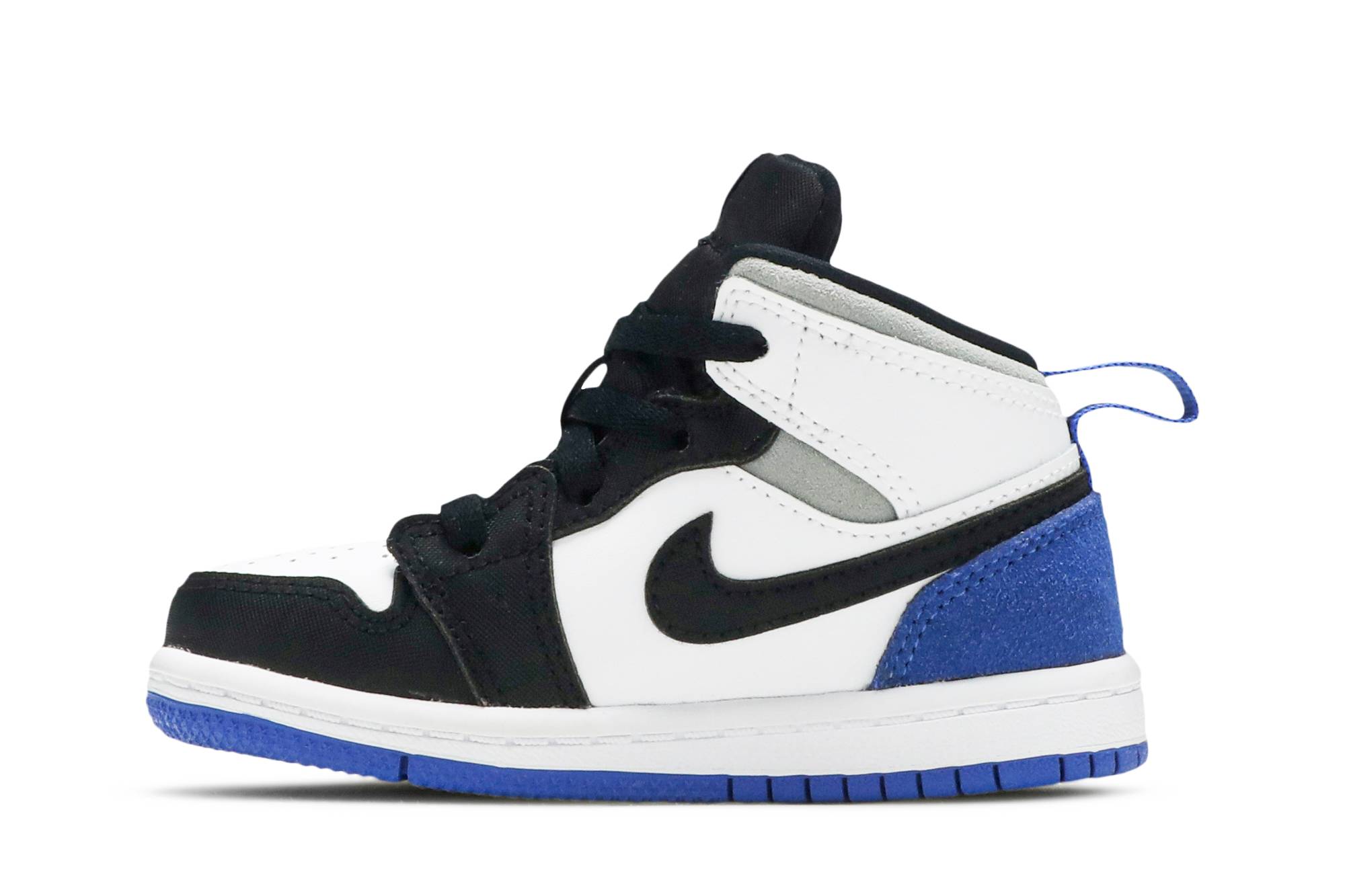 Lookbook (TD) Air Jordan 1 Mid SE 'Royal Black Toe' Lelaki BQ6933-102