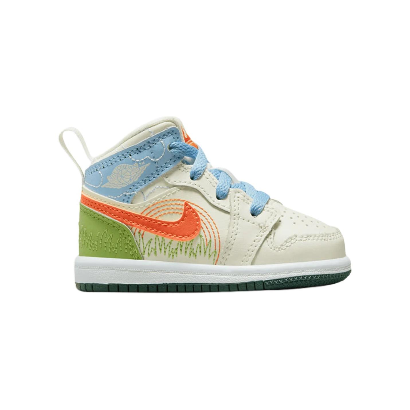 Order (TD) Air Jordan 1 Mid SE 'Stitch' Pria Wanita Terbaru DX2463-100
