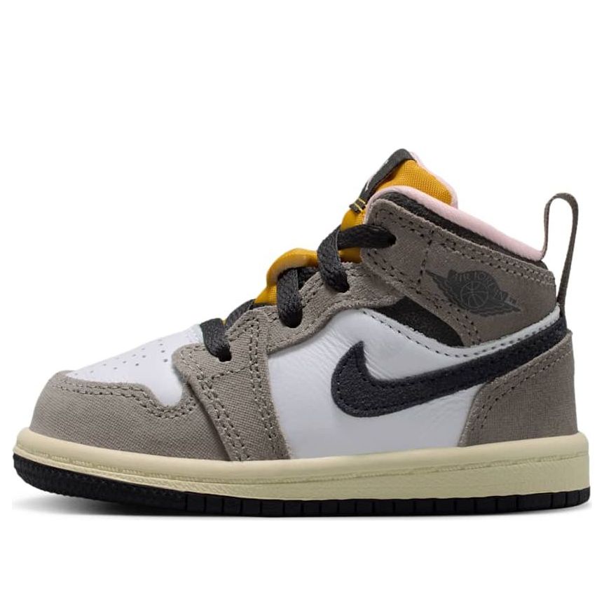 Buy (TD) ナイキ エアジョーダン 1 ミッド SE ホワイト ケイブストーン HQ2012-100