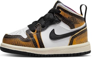 (Toddler) Air Jordan 1 Mid SE 'Wear-Away - Taxi' DQ8420-071 (Toddler) Air Jordan 1 Mid SE 'Wear-Away - Taxi' DQ8420-071