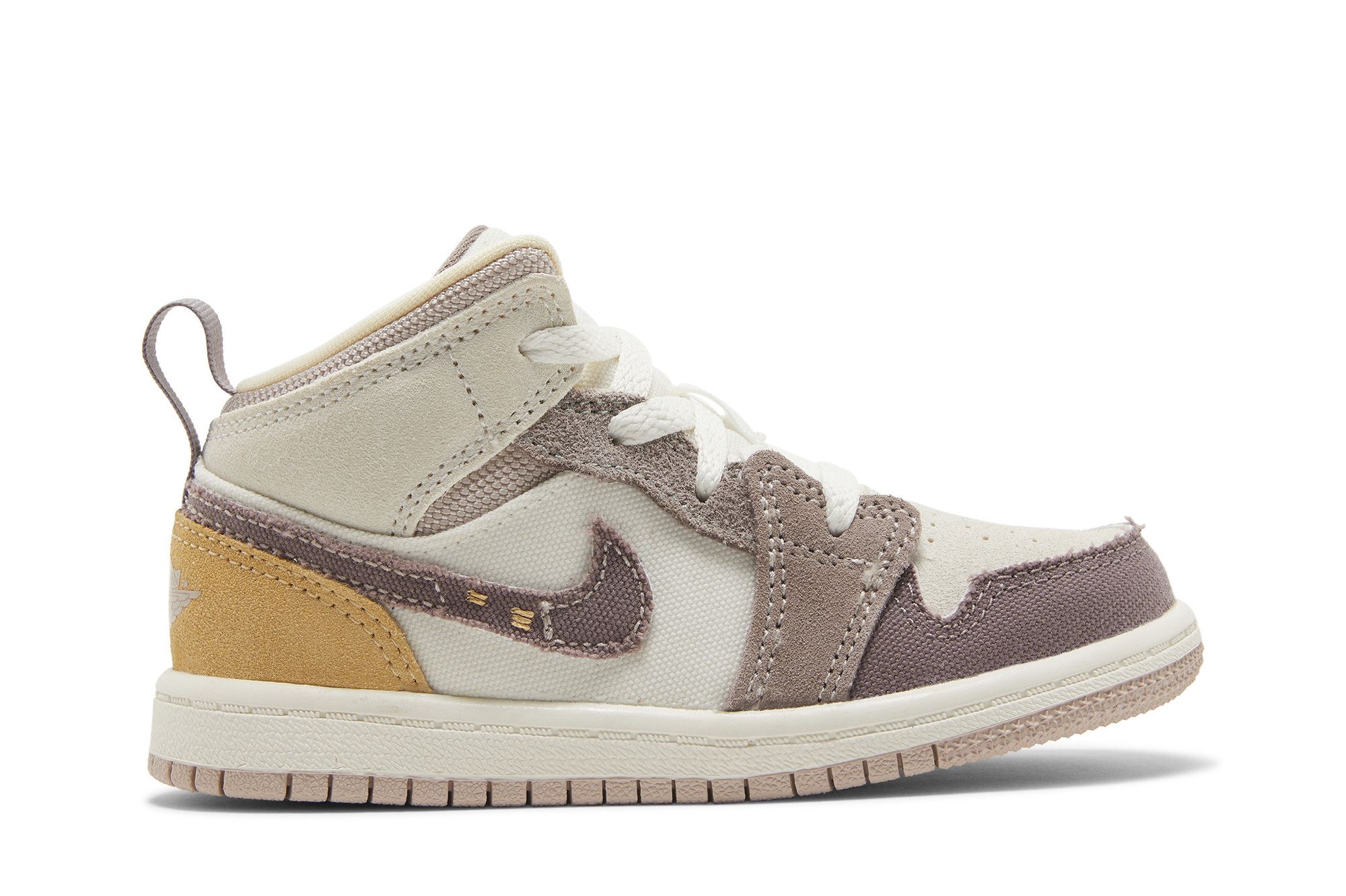 Buy (Toddler) Air Jordan 1 Mid SE Craft 'Inside Out - Taupe Haze' DZ4467-102