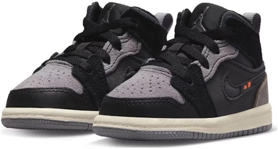 (TD) 에어 조던 1 미드 SE 크래프트 "인사이드 아웃 블랙" DV0437-001 Lookbook (TD) 에어 조던 1 미드 SE 크래프트 "인사이드 아웃 블랙" DV0437-001