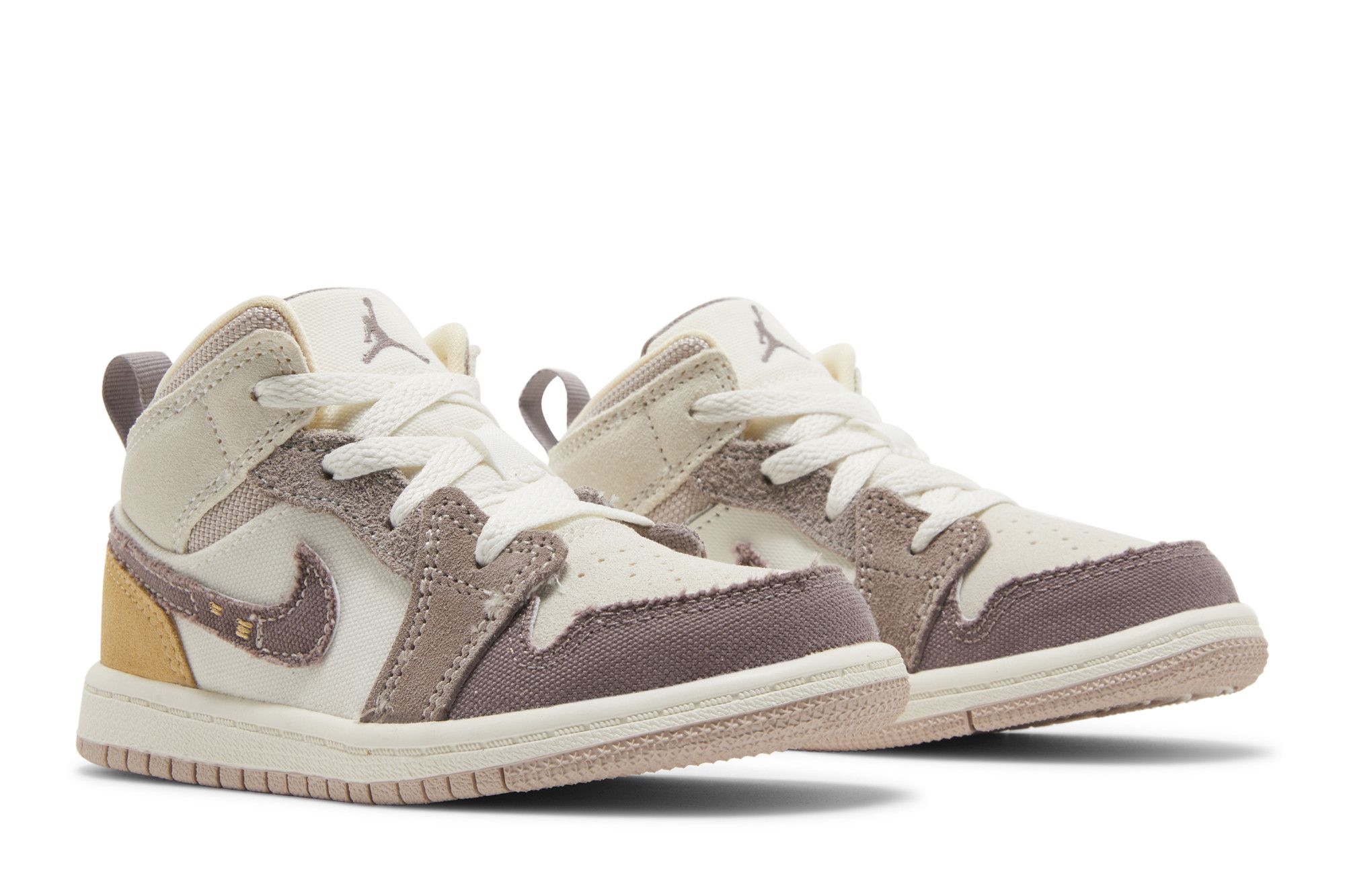 Cheap (Toddler) Air Jordan 1 Mid SE Craft 'Inside Out - Taupe Haze' DZ4467-102