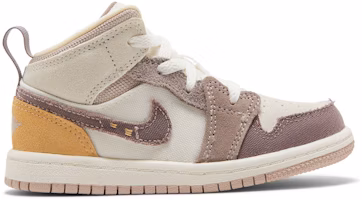 (Toddler) Air Jordan 1 Mid SE Craft 'Inside Out - Taupe Haze' DZ4467-102 (Toddler) Air Jordan 1 Mid SE Craft 'Inside Out - Taupe Haze' DZ4467-102