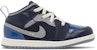 (TD) Air Jordan 1 Mid SE Craft 'Inside Out - Obsidian' dalam Bahasa Melayu. DX2196-400
