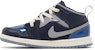 (TD) Air Jordan 1 Mid SE Craft 'Inside Out - Obsidian' dalam Bahasa Melayu. DX2196-400