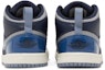 Details for (TD) Air Jordan 1 Mid SE Craft 'Inside Out - Obsidian' dalam Bahasa Melayu. DX2196-400