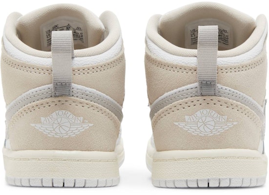 (TD) Air Jordan 1 Mid SE Craft 'Inside Out - Putih Sail' FB9140-120 Details for (TD) Air Jordan 1 Mid SE Craft 'Inside Out - Putih Sail' FB9140-120