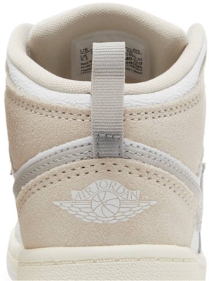 (TD) Air Jordan 1 Mid SE Craft 'Inside Out - Putih Sail' FB9140-120 Sizing (TD) Air Jordan 1 Mid SE Craft 'Inside Out - Putih Sail' FB9140-120