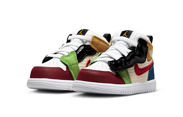 (TD) Air Jordan 1 Mid ALT SE 'Putih Mutiara Merah Gym' DR6961-100 Lookbook (TD) Air Jordan 1 Mid ALT SE 'Putih Mutiara Merah Gym' DR6961-100