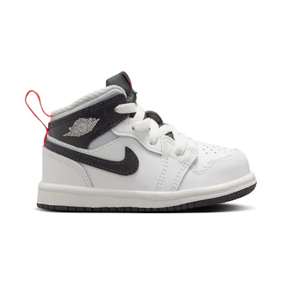 (TD) Jordan 1 Mid Summit White Infrared Black