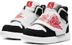 Lookbook (TD) Air Jordan 1 Sky Logo 'Hitam Putih Merah' BQ7196-101