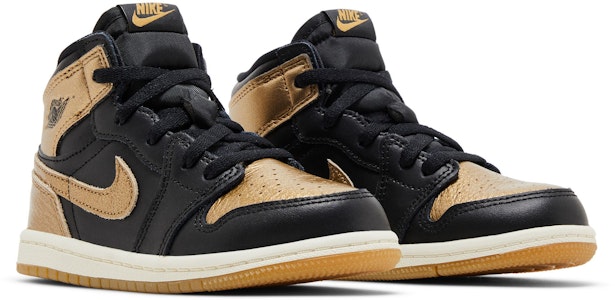 (幼兒) Air Jordan 1 Retro High OG '黑色金屬金' FD1413-071 Cheap (幼兒) Air Jordan 1 Retro High OG '黑色金屬金' FD1413-071