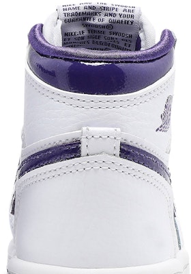 (TD) Air Jordan 1 Retro High OG 'Court Purple' Ungu Komando CU0450-151 Sizing (TD) Air Jordan 1 Retro High OG 'Court Purple' Ungu Komando CU0450-151