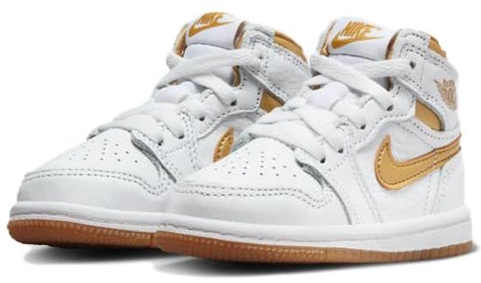 (Toddler) Air Jordan 1 Retro High OG 'Metallic Gold' FD2598-107 Lookbook (Toddler) Air Jordan 1 Retro High OG 'Metallic Gold' FD2598-107
