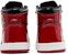 (TD) Air Jordan 1 Retro High OG 'Patent Bred' dalam warna hitam dan merah. AQ2665-063