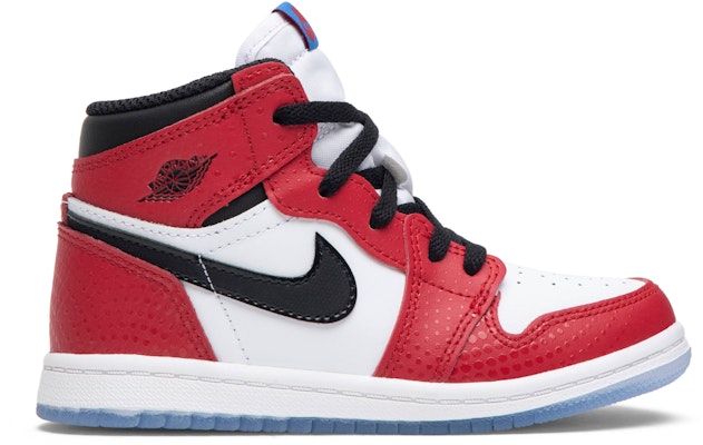 (Toddler) Air Jordan 1 Retro High OG 'Spider-Man Origin Story' AQ2665-602 Buy (Toddler) Air Jordan 1 Retro High OG 'Spider-Man Origin Story' AQ2665-602