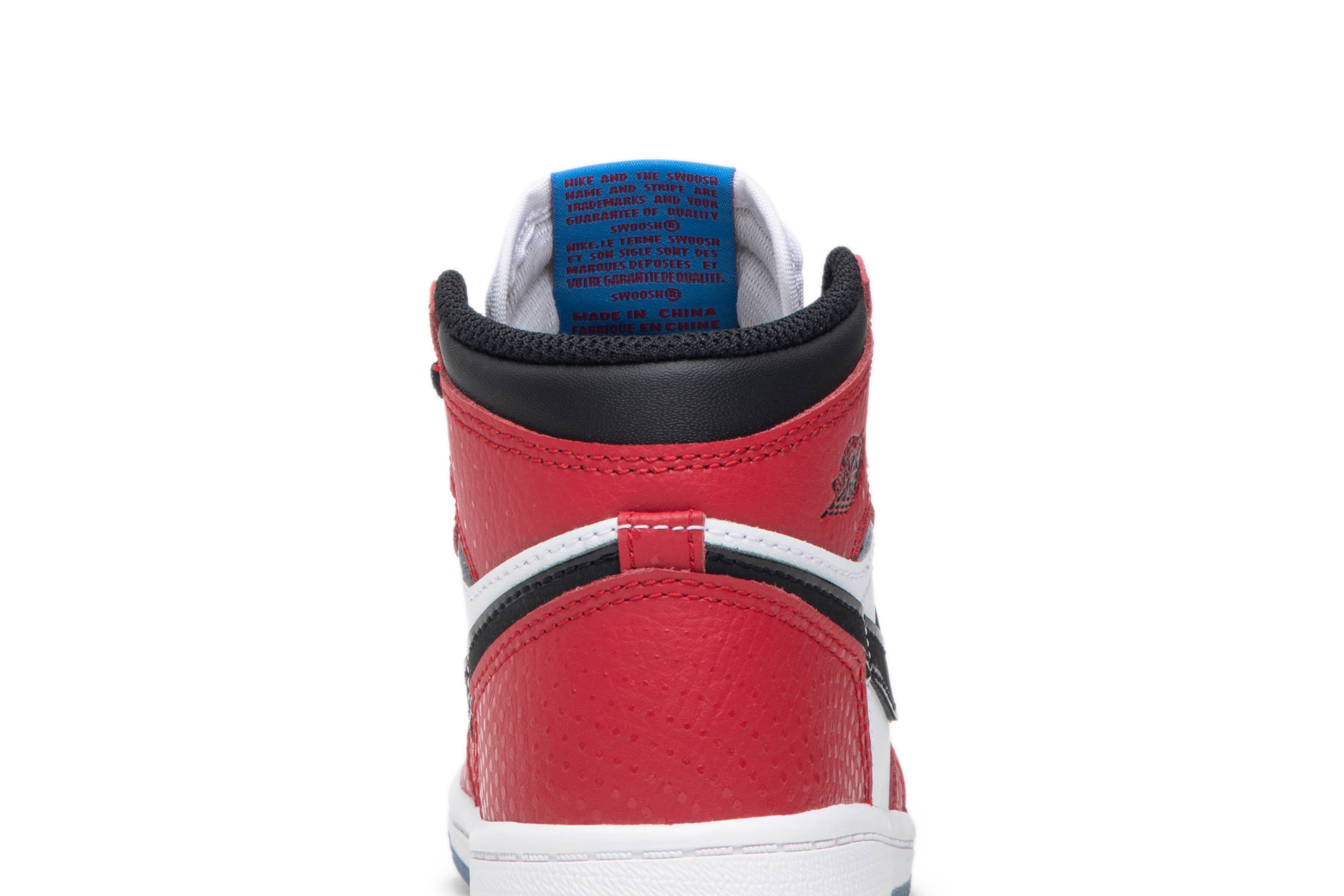 Toddler) Air Jordan 1 Retro High OG 'Spider‑Man Origin Story' AQ2665‑602 -  AQ2665-602 - Novelship