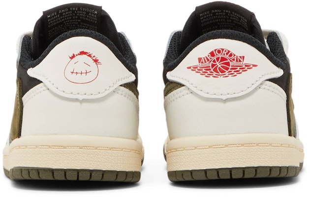 (Toddler) Air Jordan 1 Retro Low OG SP 'Travis Scott Olive' DZ5908-106 Details for (Toddler) Air Jordan 1 Retro Low OG SP 'Travis Scott Olive' DZ5908-106