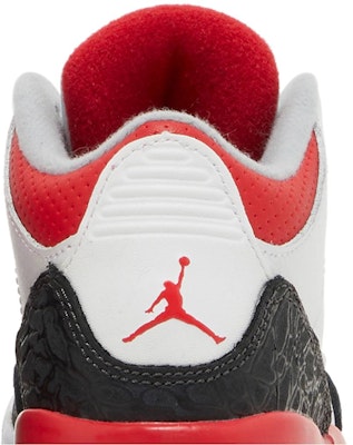 (TD) Air Jordan 3 Retro 2013 'Fire Red' Merah Api 832033-120 Sizing (TD) Air Jordan 3 Retro 2013 'Fire Red' Merah Api 832033-120