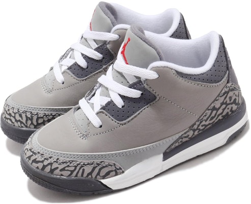 (TD) Air Jordan 3 复刻款 '冷灰' 2021款 832033-012 Lookbook (TD) Air Jordan 3 复刻款 '冷灰' 2021款 832033-012