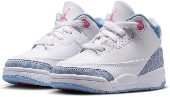 (Toddler) Air Jordan 3 Retro 'White Cobalt Bliss' HQ0782-101 Lookbook (Toddler) Air Jordan 3 Retro 'White Cobalt Bliss' HQ0782-101