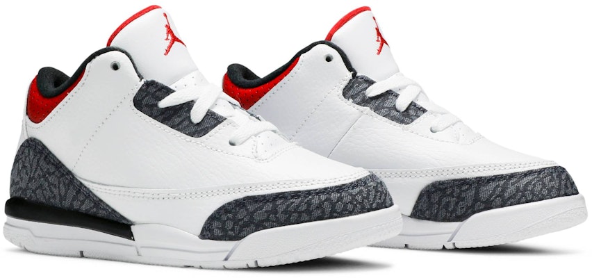 (TD) Air Jordan 3 Retro Denim SE 'Fire Red' Merah Api DB0442-100 Cheap (TD) Air Jordan 3 Retro Denim SE 'Fire Red' Merah Api DB0442-100