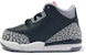 (TD) Air Jordan 3 Retro OG 'Black Cement' 2018 Lelaki Hitam. 832033-021