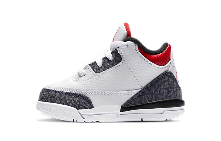 (Toddler) Air Jordan 3 Retro SE-T Fire Red Denim DB4170-100