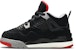 (Anak Kecil) Air Jordan 4 Retro 'Bred' 2019 BQ7670-060