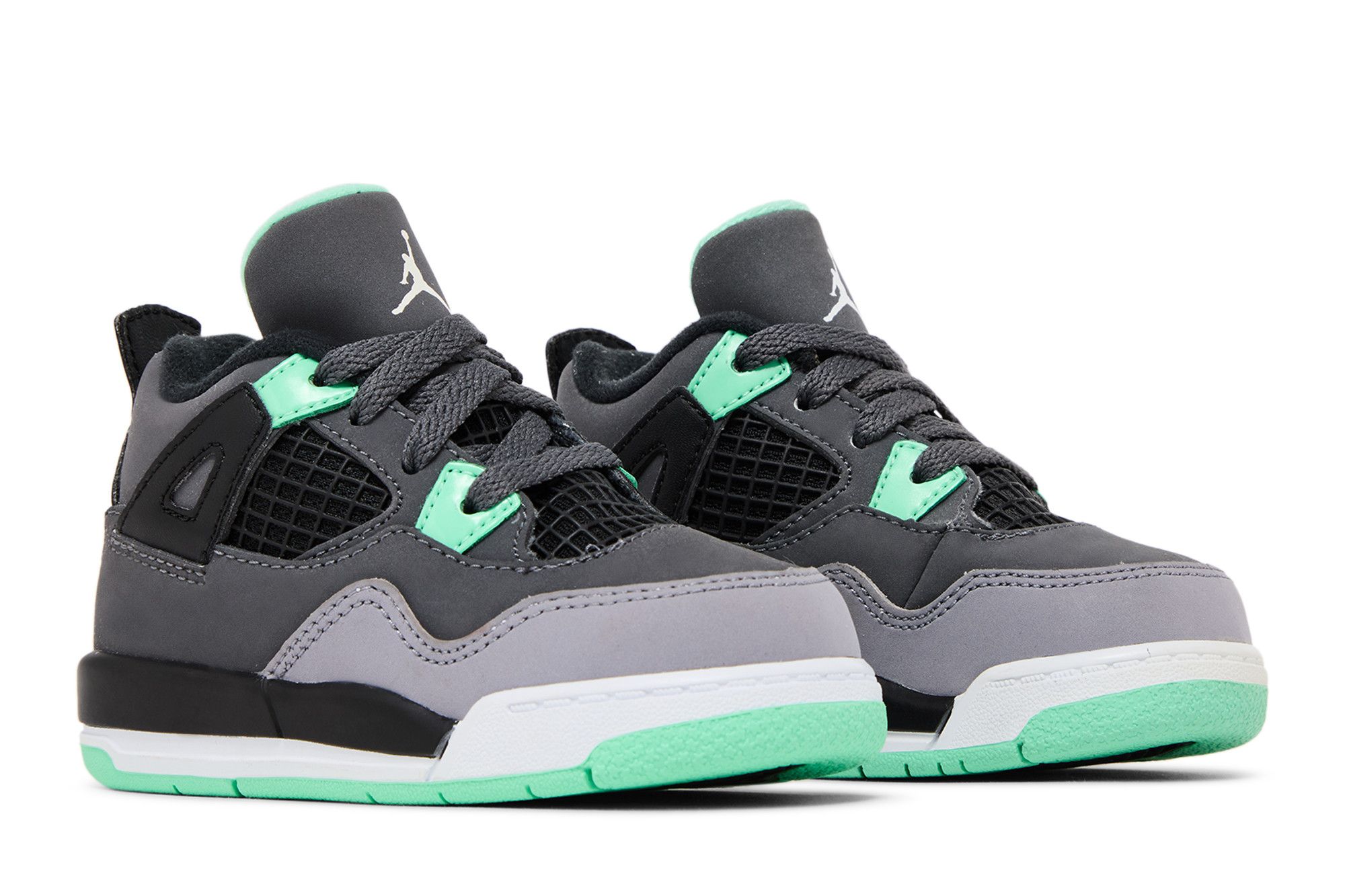 Cheap （幼童）Air Jordan 4 復刻版 '綠光' 308500-033