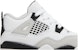 (TD) Air Jordan 4 Retro 'Military Black' Lelaki dan Wanita BQ7670-111