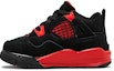 Lookbook (TD) Air Jordan 4 Retro 'Red Thunder' Lelaki Merah Hitam BQ7670-016