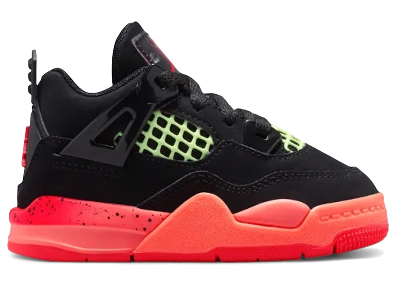 (Infant) Air Jordan 4 Retro 'Black Infrared 23' II1270-001
