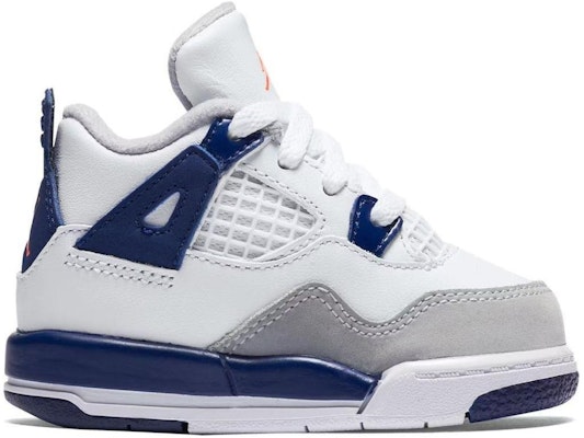 (Toddler) Air Jordan 4 Retro GT 'White Grey Blue' 705345-132 Order (Toddler) Air Jordan 4 Retro GT 'White Grey Blue' 705345-132