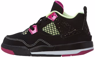 (Toddler) Air Jordan 4 Retro LS 'Fuchsia Lime' 705345-027 (Toddler) Air Jordan 4 Retro LS 'Fuchsia Lime' 705345-027