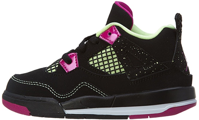 (Toddler) Air Jordan 4 Retro LS 'Fuchsia Lime' 705345-027 Buy (Toddler) Air Jordan 4 Retro LS 'Fuchsia Lime' 705345-027