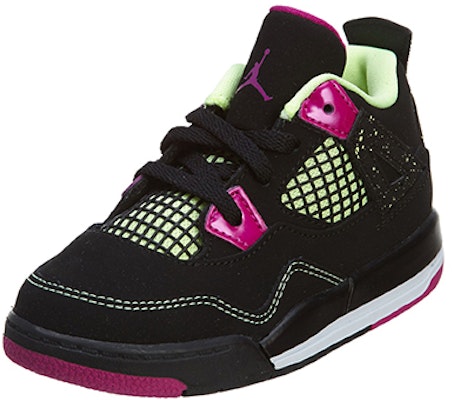 (Toddler) Air Jordan 4 Retro LS 'Fuchsia Lime' 705345-027 Lookbook (Toddler) Air Jordan 4 Retro LS 'Fuchsia Lime' 705345-027