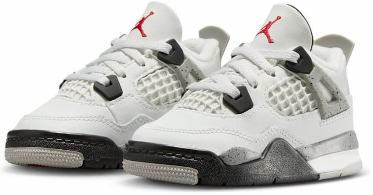 (Toddler) Air Jordan 4 Retro OG 2025 'White Cement' IB4387-100 Lookbook (Toddler) Air Jordan 4 Retro OG 2025 'White Cement' IB4387-100